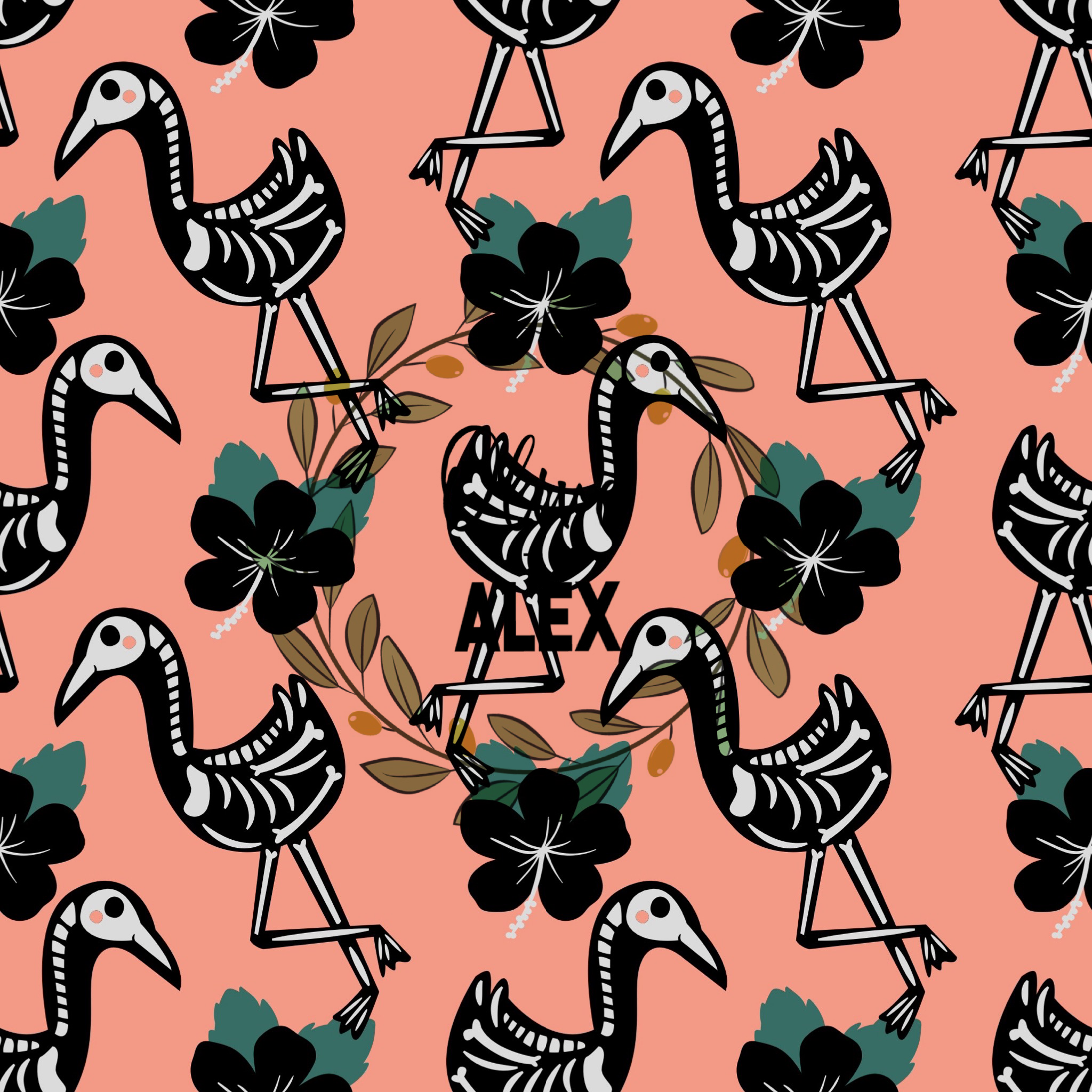 Flamingo skelly