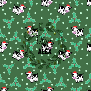 Christmas cows